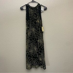 Jonathan Martin Women’s Black &‎ Cream Abstract Dress Size 10 NWT
